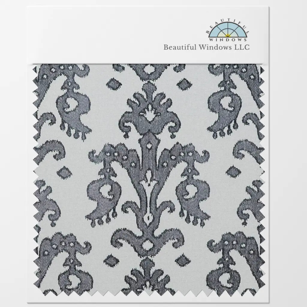 Gunmetal Metal Grey Fabric | Home Décor