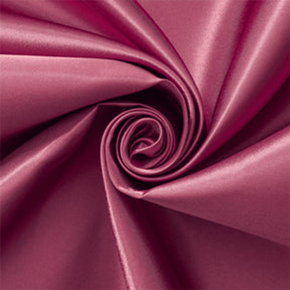 Vibrant Red Charmeuse Fabric Sold by the Yard | Order online at BeautifulWindowsElgin.com — an online fabric store in the United States.