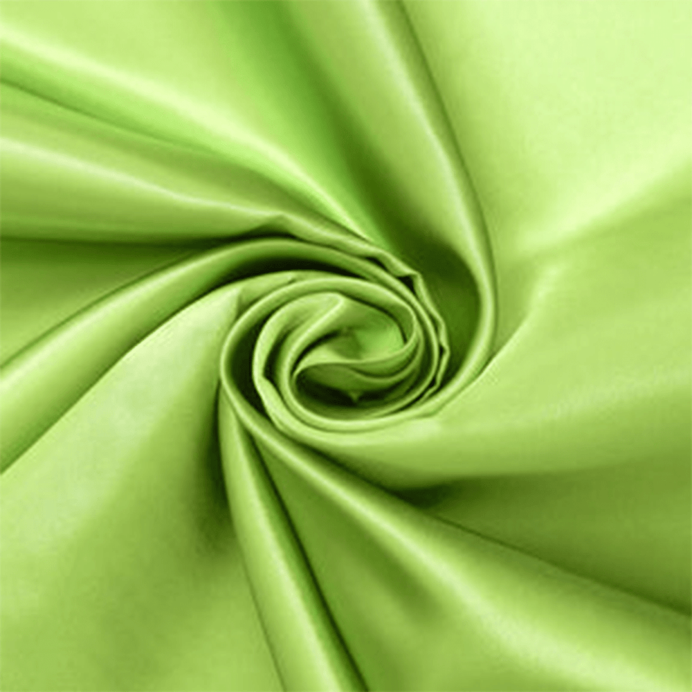 Exquisite Apple Green Charmeuse Fabric 58/60 Inch Wide| Order online at BeautifulWindowsElgin.com — an online fabric store in the United States.