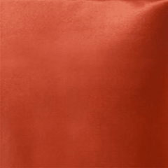A close-up image of rust-colored polyester charmeuse satin fabric | | Order online at BeautifulWindowsElgin.com
