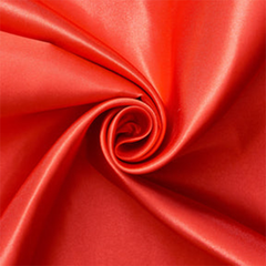 Flamenco Charmeuse Satin Fabric— Red Hue—Fashion Fabric—100% Polyester—Width 58/60 inches—Sold by the Yard