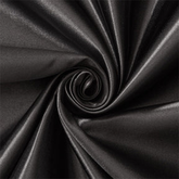 Southern Gem Dublin Georgia—Bridal Satin—Taffeta Material—Black Color—High-Quality—Multi-Purpose—Sold by The Yard—Nationwide Shipping