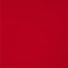 A swatch of solid red rayon challis fabric| Beautiful Windows Elgin