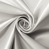 Silver Bridal Satin Fabric| Offered by BeautifulWindowsElgin.com—A trusted U.S. online fabric store