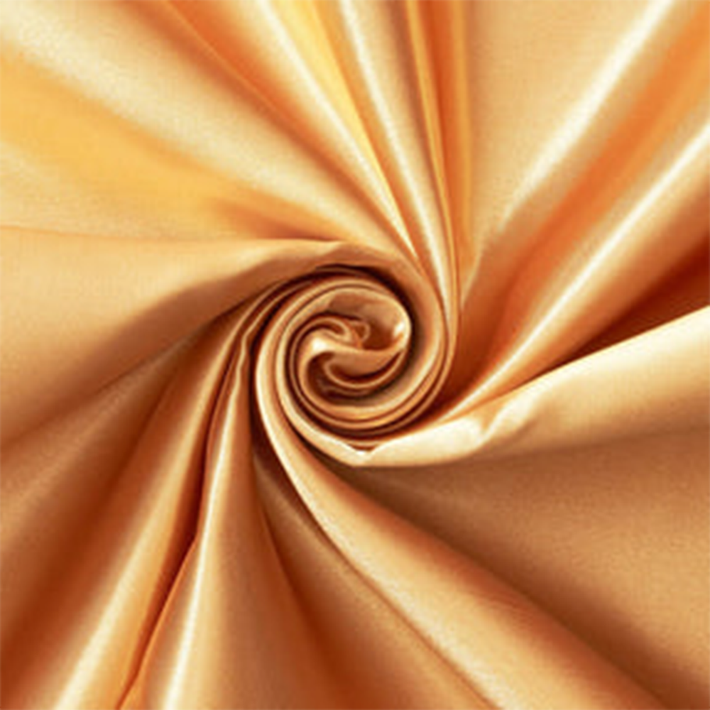Clementine Ochre Gold Bridal Satin Fabric — Perfect for Apparel Available by the Yard