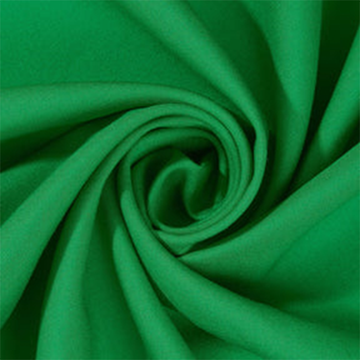 Beautiful Windows Fabric-Rayon Challis— Kelly Green Color—53" Wide— Fabric Sold By The Yard—180/GSM—Available for Nationwide Shipping