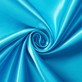 Turquoise Bridal Satin Taffeta Fabric by the Yard | Soft & Elegant