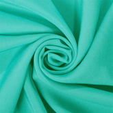 Aqua blue rayon challis clothing fabric| buy premium apparel fabric online in the United States at BeautifulWindowsElgin.com