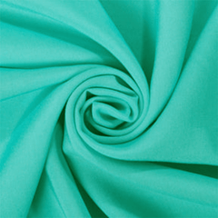 Aqua blue rayon challis clothing fabric| buy premium apparel fabric online in the United States at BeautifulWindowsElgin.com