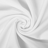 White Rayon Challis Fabric 100% Rayon 53/54" Wide —Available by the Yard—Nationwide Shipping