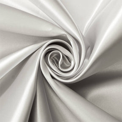 Locally Sourced Bridal Satin Fabric— From Marietta, Georgia— Silver Color— 52" Width—Available by the Yard—Nationwide Shipping