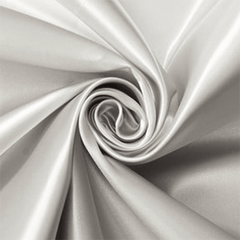 Silver Bridal Satin Fabric| Offered by BeautifulWindowsElgin.com—A trusted U.S. online fabric store