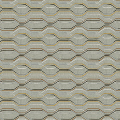 Grey/White/Black/Gold—96% Polyester, 4% Linen—54"-Inches Wide—Sold by the Yard—Nationwide Shipping