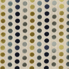 Cactus Green Color Polka Dots Fabric—High-Quality—100% Cotton