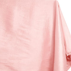 Close-up of light pink fabric with a subtle texture |sold by BeautifulWindowsElgin.com