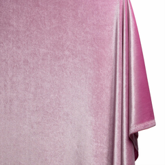 Lavender—Stretch Velvet Fabric—90% Polyester, 10% Spandex— 60/61 Inches—20% Vertical