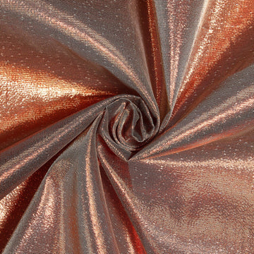 Luxury Home Event Fabric— Burnished Sunset Bronze Color—Lamé Tissue Material—59/60"Inches Wide—Sold by the Yard—With Nationwide Shipping