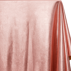 Rose gold metallic fabric draped over a surface |sold by BeautifulWindowsElgin.com