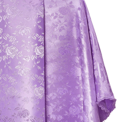 Rose Jacquard Fabric—Durable Quality — Lilac Hue—58" Wide—100% Polyester Fabric—High-Quality—Sold by The Yard