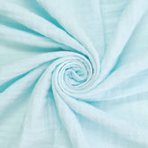 Azure Whisper baby blue cotton gauze sold by Beautiful Windows Elgin
