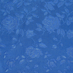 Rose Jacquard Fabric Royal Blue, Floral Damask Brocade For Upholstery & Dresses /57 Inches Width