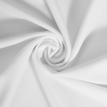 Matte Tricot Fabric—Winter White— Width 44/45" Inches Wide—80% Nylon, 20% Spandex— Ideal for Apparel—Sold by the Yard