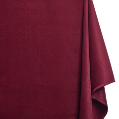 Wine 9-Wale Cotton Corduroy Fabric by the Yard | 59–60″