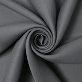 Desert Charcoal Grey Gabardine—Polyester Fabric—Premium Quality