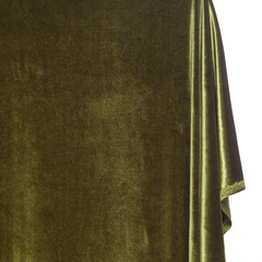 Verdant Plush Oliver—Stretch Velvet Fabric—Sold by the Yard