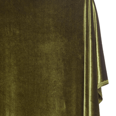 Verdant Plush Oliver Stretch Velvet Fabric| Sold by the Yard