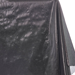 Eco-Friendly Obsidan Veil Black—Tissue Lame Material —60 Inches Wide—Tissue Lamé Material—49% nylon and 51% metallic—Nationwide Shipping
