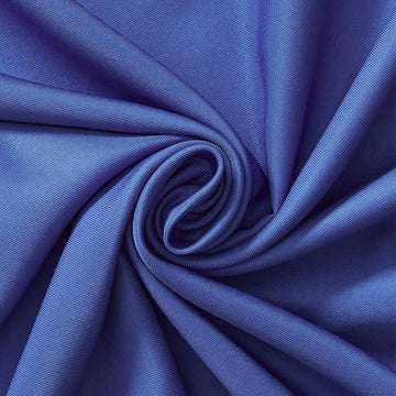 Prestige Royal Blue Twill Material Royal Blue 100%-Polyester Twill Fabric-By The Yard-58/60 Inches Wide