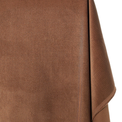 Brown fabric with a subtle texture on a white background