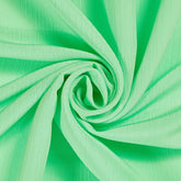 Belcourt Decorator—Crinkle Material—Pearl Mint Green—100% Polyester—Width (58/59 Inches)—Available by the Yard