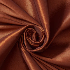 Dark cocoa brown woven taffeta fabric by the yard | Order online at BeautifulWindowsElgin.com