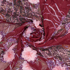 Chantilly lace fabric for gowns sold by Beautiful Windows Elgin