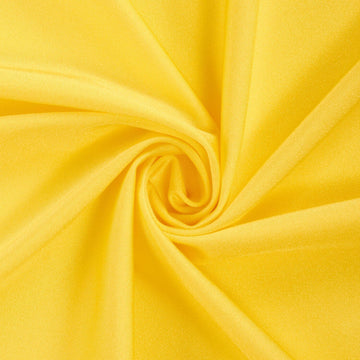 Hikaru Tricot Fabric—Ideal for Apparel—Neon Yellow—Width 58/60" Wide—80% Nylon, 20% Spandex—Sold by the Yard