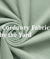 Bone Hue Corduroy|0.75mm Thick Material|59/60-Inch-Wide Fabric |Beautiful Windows Elgin USA