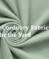 Bone Hue Corduroy|0.75mm Thick Material|59/60-Inch-Wide Fabric |Beautiful Windows Elgin USA