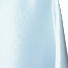 Close-up of a white curtain against a light blue background | Sold by Beautiful Windows Elgin