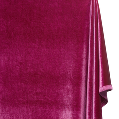 Magenta velvet fabric |sold by BeautifulWindowsElgin.com
