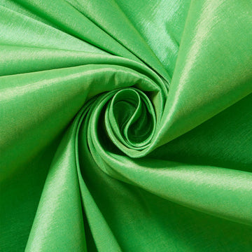 Stretch Taffeta Material—Kelly Green—Polyester Blend—Smooth Texture—Sold by The Yard—58/60 Inches Wide