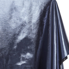 Lamé Stretch—Navy Blue—Foil Lame—Interlock Reflective Knit Material—49%Nylon 51% Metallic— 60/61" Inches Wide