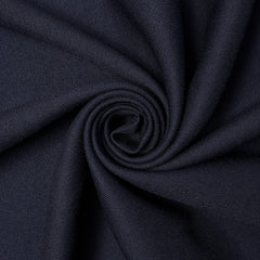 Navy blue polyester gabardine fabric—fabric sold by BeautifulWindowsElgin.com