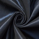 Close-up of dark blue fabric with a subtle sheen |Sold by the Yard – Beautiful Windows Elgin USA