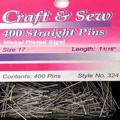 TANTIGER Straight Pins — Precision Sewing Pins for Fabric, Quilting & Crafting