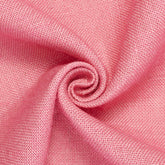 Pink burlap fabric 100% polyester| Sold by Beautiful Windows Elgin