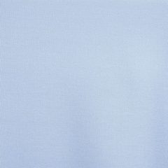 Close-up view of baby blue Doux French Rib Knit fabric with a subtle ribbed pattern.