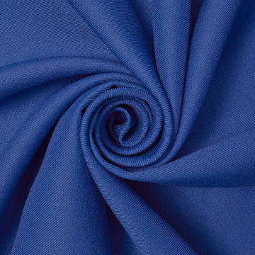 Royal Blue Polyester Gabardine Material-100%-Polyester Fabric-By The Yard-58/60 Inches Wide