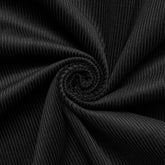 Close-up of black textured fabric with a swirl pattern | Beautiful Windows Elgin